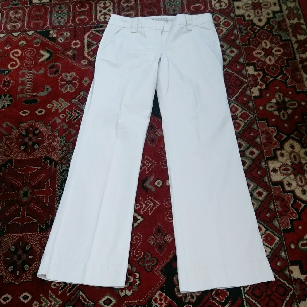 NY&Co*khaki flat-front pants*NWOT